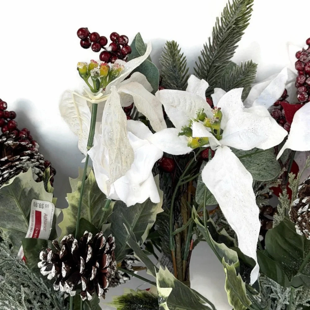 Christmas Floral Decor Lot